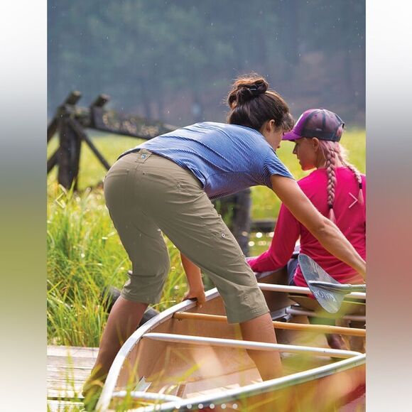 EXCELLENT CONDITION WOMEN’S SIZE 10 KUHL FREE RANGE KHAKI CAPRI - Picture 8 of 12